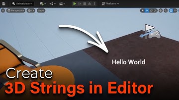 3D Debug Strings in Editor Mode? - UE5 C++ Tutorial