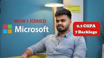 From 7 Backlogs and 6.3 CGPA at a Tier-3 College to Microsoft — My Journey