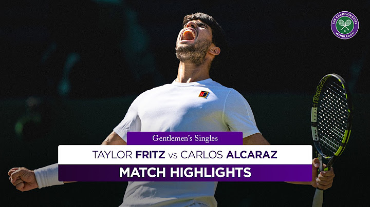 An instant THRILLER | Taylor Fritz vs Carlos Alcaraz | Highlights | Wimbledon 2025