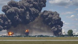 1 MINUTE AGO! Monstrous Explosion at the Russian AirBase SWALLOWS ALL JETS due to Ukrainian Missiles