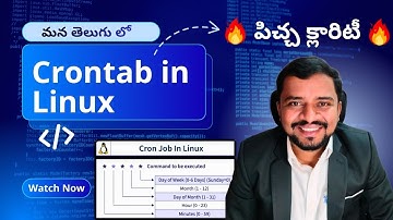 CRONTAB in Linux తెలుగులో 🔥 పిచ్చ క్లారిటీ తో నేర్చుకోండి! DevOps/SRE Automation Guide