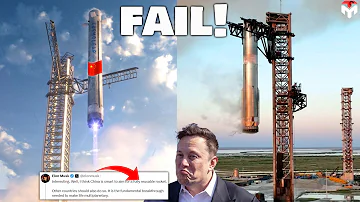 Disaster! China funds Billions of Dollars on COPY SpaceX’s Starship Catching. Musk's Reaction...