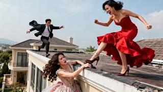 My sister pushed me downstairs in order to take away my boyfriend and identity!#250112hbB2