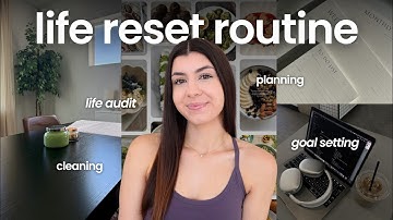 Reset routine for a fresh start *cleaning, planning, & goal setting*