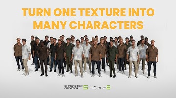 From Single Model to Diverse 3D Crowd — Material Variations in CC5 & iClone 8