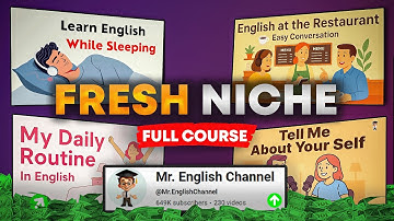 How to Create a Faceless English Learning Channel That Prints Money!