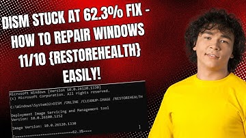 DISM Stuck at 62.3% FIX – How to Repair Windows 11/10 {RestoreHealth} Easily!
