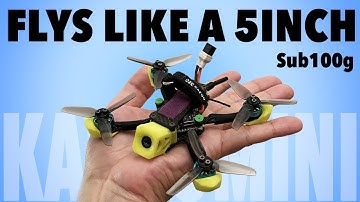 Kleine FPV-drone met grote Quad Energy - Kayoumini met DJI O4 // Sub100g