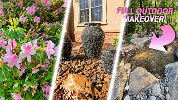 We FINISHED Our Outdoor Oasis in Fort Mill, SC! | Fountains! Landscapes! Koi Pond! And More!