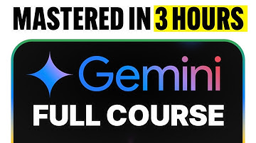 Google Gemini FULL COURSE 3 HOURS (Build & Automate Anything)
