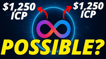 $1,250 For ICP? Realistic Math Behind The Crazy Prediction #icpcrypto