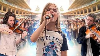 Amazing 9 year old singer performs SHALLOW by Lady Gaga with us 🤯