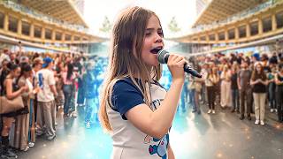 Amazing 9 year old singer performs SHALLOW by Lady Gaga with us 🤯