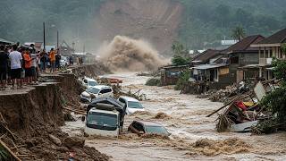 Banjir Bandang Sukabumi! Rumah Hanyut, Jalan Amblas, Simpenan–Palabuhanratu Lumpuh