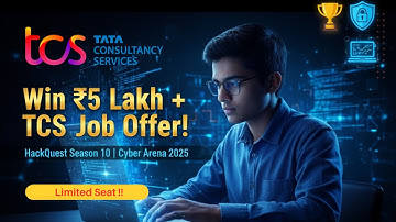 🚀 TCS HackQuest 2025 – Win ₹5 Lakh + Direct TCS Job Interview | Step-by-Step Registration Guide !!