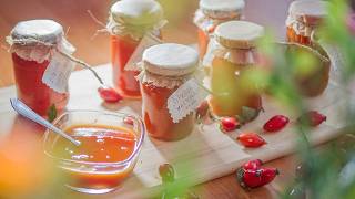 Homemade rosehip jam (subtitles) Video recipe | Good recipes from Agi