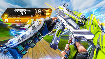 Abusing The GOLD Laser R99 In Pred Lobbies... (Overpowered)