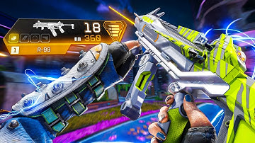 Abusing The GOLD Laser R99 In Pred Lobbies... (Overpowered)