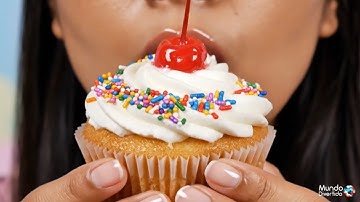 Which Cupcake Would You Choose?  🧁 Satisfying eating sound ❤️ AI ASMR