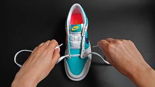 10 COOL WAYS TO LACE NIKE DUNK 1 LOW! Shoe Lacing Styles
