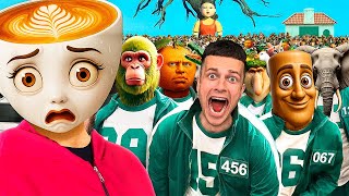 SQUID GAME with ITALIAN BRAINROT in Real Life!