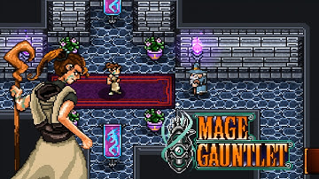 Mage Gauntlet Gameplay: The Best Classic Pixelated RPG on Android?