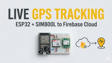How to Send GPS Data from u-blox NEO-6M to Firebase Realtime Database Using ESP32 & SIM800L | Bangla
