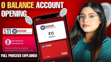 Open Kotak 811 Zero Balance Account in 5 Minutes | Online Kotak Mahindra Savings Account