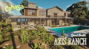 Axis Ranch | InZOI House Build | Speed Build | Cahaya