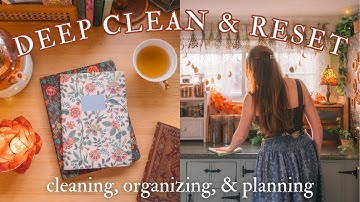 Life Reset & Deep Clean With Me 🧹🫧 Cleaning, Organizing, and Planning 🧼 Cozy Reset Vlog
