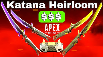 Cheapest Way To Get Duel Katana Heirlooms in Apex Legends