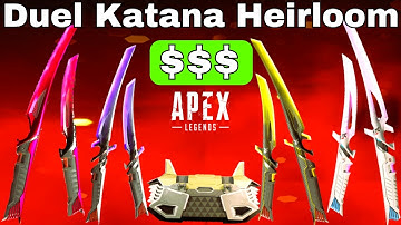 Cheapest Way To Get Duel Katana Heirlooms in Apex Legends