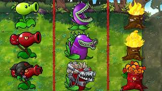 SuperCherryGatling CherryTorch SuperCherryChomper VS 999Zombies-------Plants vs Zombies