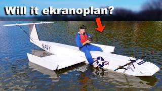 Giant Ground Effect Plane - Part 2