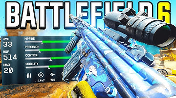 *NEW* STRONGEST ASSAULT RIFLE After UPDATE in BATTLEFIELD 6! 💪 (Best AK4D Class Setup) BF6 Loadouts