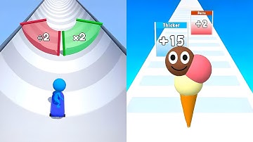 Ice Cream Rush vs Skate Master - All Levels SpeedRun Gameplay Android iOS Ep1