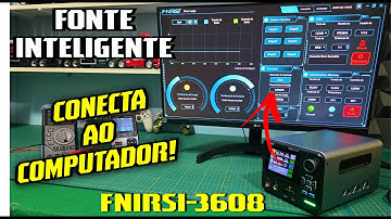 FONTE DE BANCADA DO FUTURO! Conheça o FNIRSI IPS-3608 - Fonte Inteligente de 36v 8A