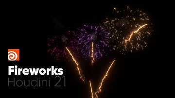 How to make Fireworks in Houdini 21 | Houdini Tutorial | #houdini