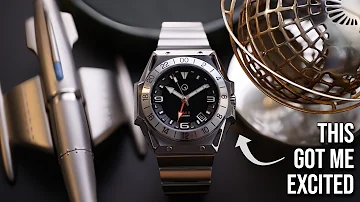 Finally Something Very Different - Affordable 150m Integrated Bracelet GMT that's from the Future.