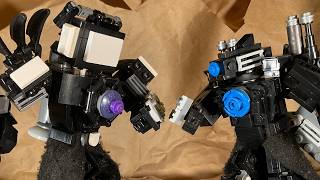 What If Titan TV Man “FOUGHT” Titan Cameraman in Skibidi Toilet? | LEGO Animation