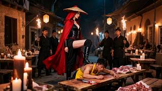 絕美女山賊找擺攤小夥收保護費，豈料他竟是絕世高手，一招橫掃全場，美女當場認主暖床#武神降临