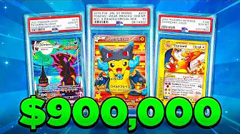 THE $900,000 POKEMON CARD OPENING! (RIDICULOUS PULLS...)
