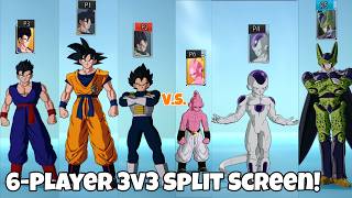 Dragon Ball: Sparking! Zero 6-Player Split Screen Local Couch Multiplayer Switch 2 Gameplay!