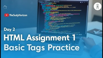 Day 2 Assignment 1 – HTML Basic Tags Practice | Center, HR, Bold, Italic, Underline Explained