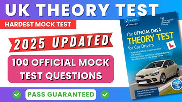 100 OFFICIAL DVSA Theory Test Questions 2025 🚗 | Ultimate UK Driving Theory Practice & Revision