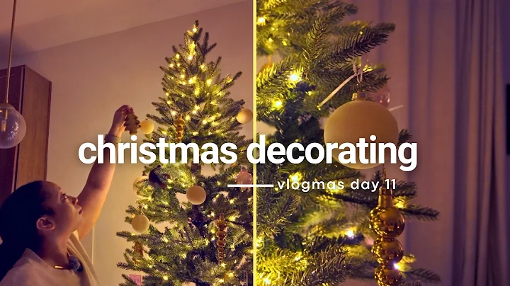 Christmas Tree Setup in a Small Space + Why I Don't Usually Decorate – Vlogmas Day 11