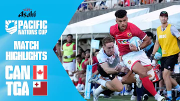 End-to-end thriller 🤩 | Canada v Tonga | Match Highlights | Asahi Super Dry Pacific Nations Cup