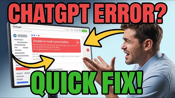 Fix “Unable to Load Conversation” in ChatGPT (Fast & Easy)