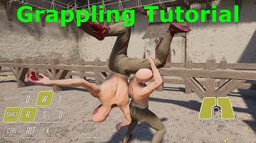 Step-Over Armlock, Single Leg to Slam Tutorial - Grappling in Half Sword v0.5