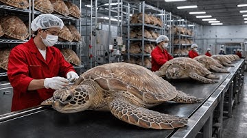 FULL PROCESS | Inside the Turtle Shell Factory – From Raw Shell to Luxury Fashion
